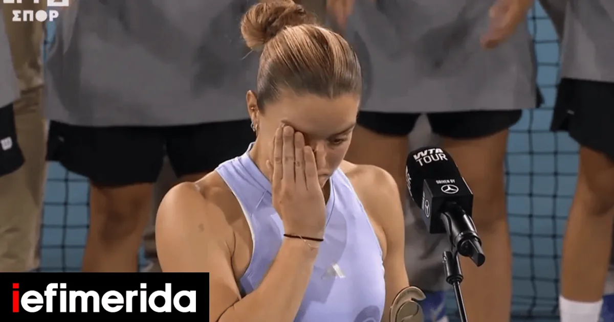 Αθήνα: Η Σάκκαρη έφτασε στον τελικό του Athens Open